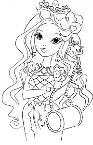 Coloriage De Fille à Imprimer Coloriage Fille Belle Au Bois Dormant à Imprimer