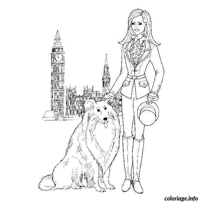 Coloriage De Fille De Mode Coloriage Fille Mode Londres Jecolorie