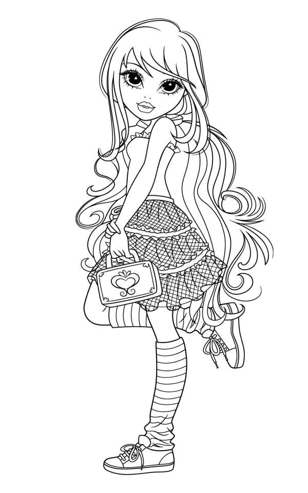 Coloriage De Fille De Mode Coloriage Mode
