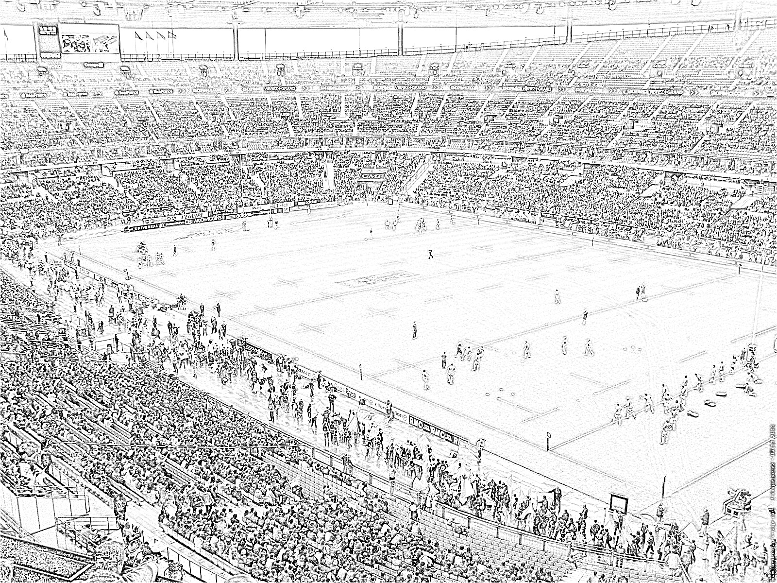 Coloriage De Foot France Dessin Stade De Football
