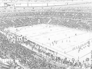 Coloriage De Foot Om Dessin Stade De Football