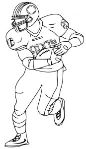 Coloriage De Football Américain Coloriage Joueurs De Foot A Imprimer
