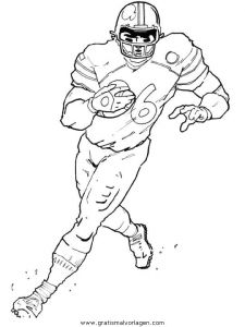 Coloriage De Football Américain Football 09 Gratis Malvorlage In American Football Sport
