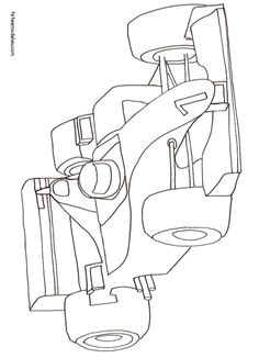 Coloriage De formule 1 A Imprimer Coloriage Voiture
