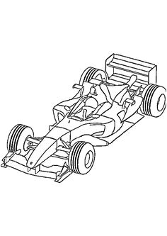 Coloriage De formule 1 A Imprimer Coloriage Voiture
