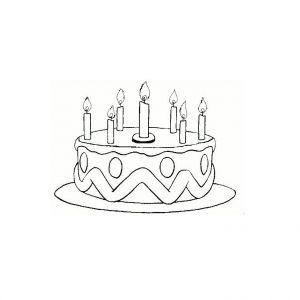 Coloriage De Gateau D Anniversaire 7 Ans Coloriage G¢teau Anniversaire 7 Ans