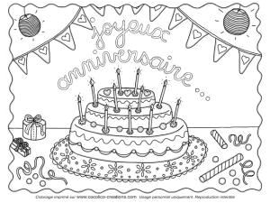 Coloriage De Gateau D Anniversaire 7 Ans Mercredi Coloriage 9 Gateau D Anniversaire