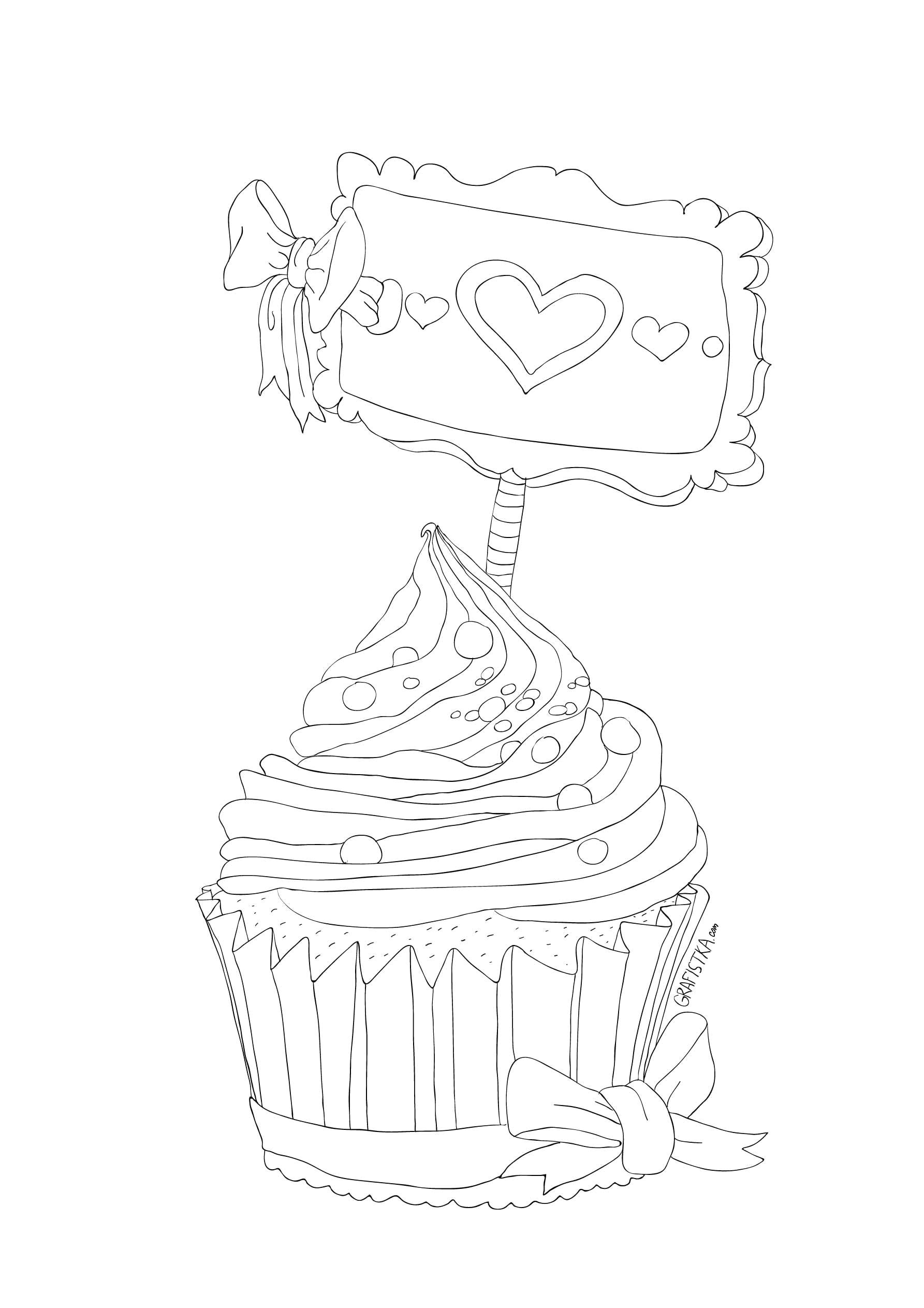 Coloriage De Gateau De Mariage Coloriage G¢teau Avec Coeur Broderies Machines