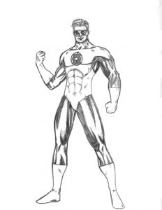 Coloriage De Green Lantern Green Lantern Coloring Pages Free Printable Coloring