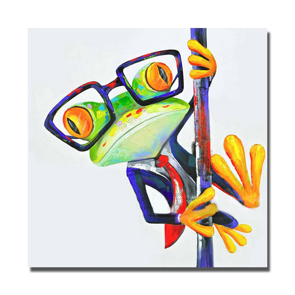 Coloriage De Grenouille Gratuit Acheter Livraison Gratuite Dr´le De Bande Dessinée De Conception Décorative De Grenouilles Peintures De Mur De toile De Peinture  L Huile Pour
