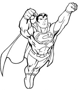 Coloriage De Heros A Imprimer Coloriage Superman Super Her³is