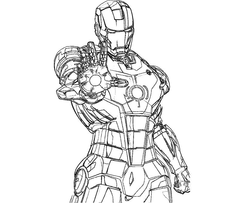 Coloriage De Iron Man 3 Coloriage De Iron Man