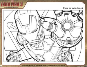 Coloriage De Iron Man 3 Coloriages Iron Man 3 Et Activités à Imprimer