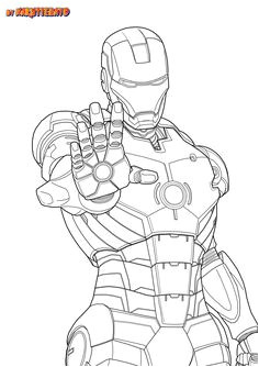 Coloriage De Iron Man A Imprimer Coloriage Super Héros