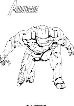 Coloriage De Iron Man A Imprimer Coloriage Super Héros