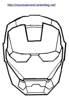 Coloriage De Iron Man A Imprimer Marie Claude Lottin Mclottin Sur Pinterest