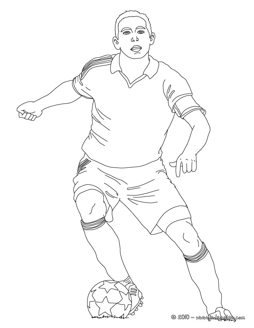 Coloriage De Joueur De Foot Coloriage204 Coloriage De Joueur De Foot