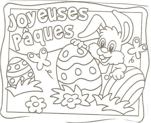 Coloriage De Joyeuses Paques Coloriage Poussin Paques Oeufs Dessin Gratuit Cloches De
