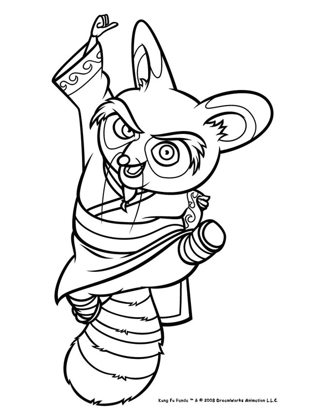 Coloriage De Kung Fu Panda 2 Coloriage Kung Fu Panda Shifu A Imprimer Gratuit Clip Art