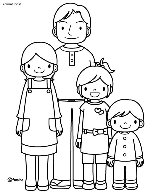 Coloriage De La Famille Famille 56 Personnages – Coloriages à Imprimer Coloriage De La Famille Famille 56 Personnages – Coloriages à Imprimer