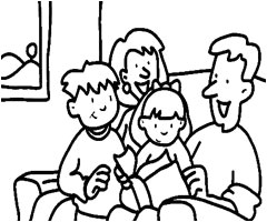 Coloriage De La Famille Famille Dessin