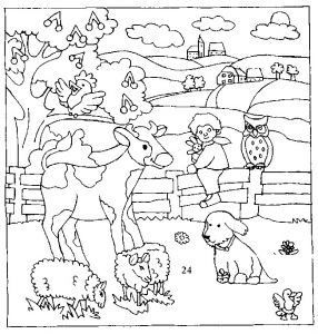 Coloriage De La Ferme 26 Dessins De Coloriage Animaux De La Ferme à Imprimer