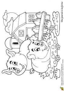 Coloriage De La Ferme 274 Best Coloriages Animaux De La Ferme Images On