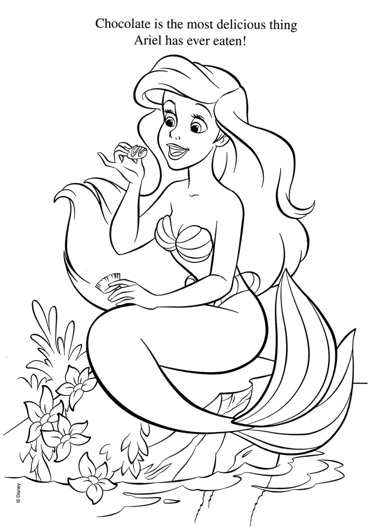 Coloriage De La Petite Sirene Coloriage La Petite Sirène 1 ċoʟoя Mє