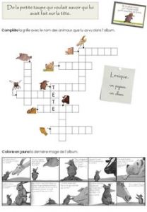 Coloriage De La Petite Taupe Qui Voulait Savoir La Petite Taupe