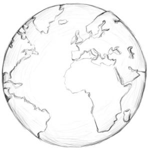 Coloriage De La Planète Terre Arts Visuels C3 Page 2 Locazil