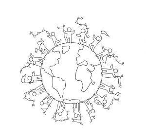 Coloriage De La Planète Terre Coloriage De La Planète Terre