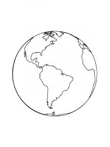 Coloriage De La Planète Terre Coloriages Planète à Imprimer Gratuitement