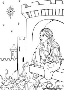 Coloriage De La Princesse atelie Meu Cantinho Das Artes &quot;princesa Leonora&quot; Para Colorir