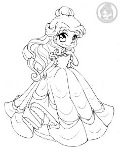 Coloriage De La Princesse Belle Épinglé Sur Girls Coloring
