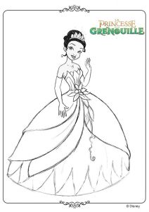 Coloriage De La Princesse Princesse Tiana Momes