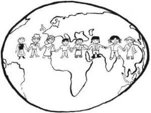 Coloriage De La Terre Viens Mélanger Tes Couleurs