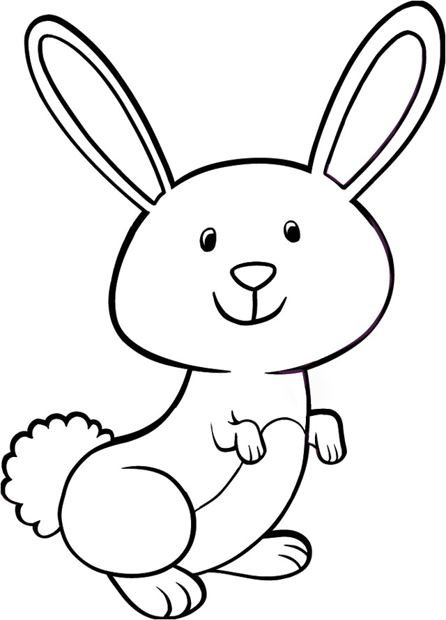 Coloriage De Lapin Mignon A Imprimer Coloriage Lapin Mignon à Imprimer