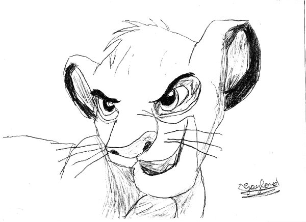 Coloriage De Le Roi Lion Idees De Fait Main Dessin Fait A La Main Disney
