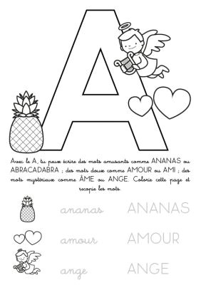 Coloriage De Lettres à Imprimer Coloriage à Imprimer Alphabet Lettre A