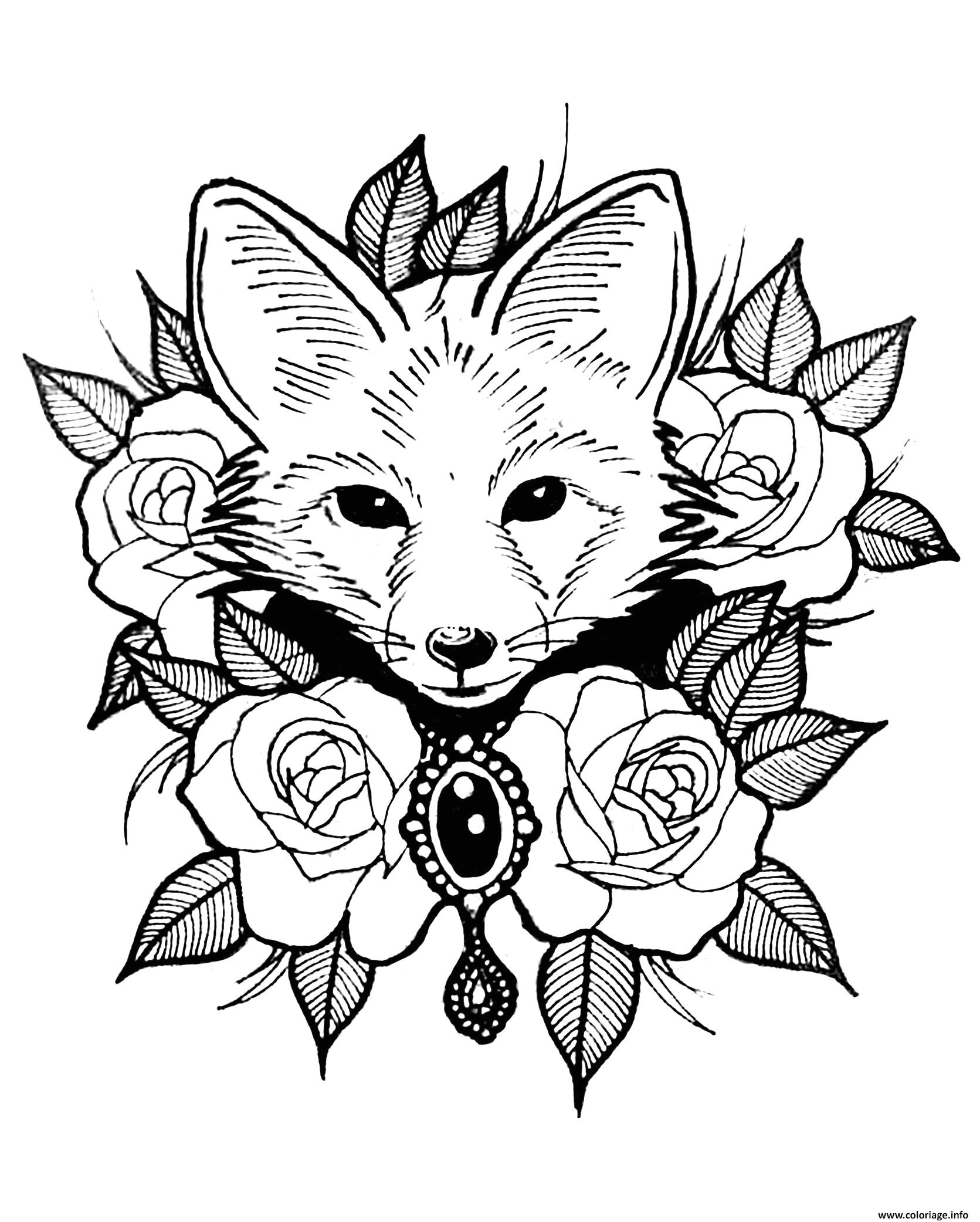 Coloriage De Lezard A Imprimer Dessin Renard Facile Etape Par Etape