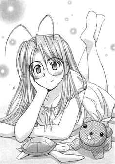 Coloriage De Love Hina 55 Meilleures Images Du Tableau Mangas