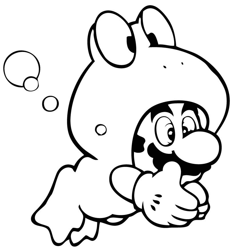 Coloriage De Mario Bros A Imprimer Gratuit Coloriages   Imprimer Mario Bros Jeux Vidéos