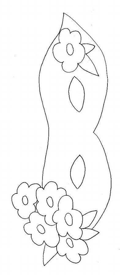 Coloriage De Masque De Fille Coloriage Masque Facile Pour Fille Dessin Gratuit à Imprimer