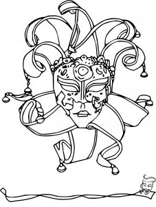 Coloriage De Masque De Venise Coloriage Masque Venise à Imprimer Sur Coloriages Fo