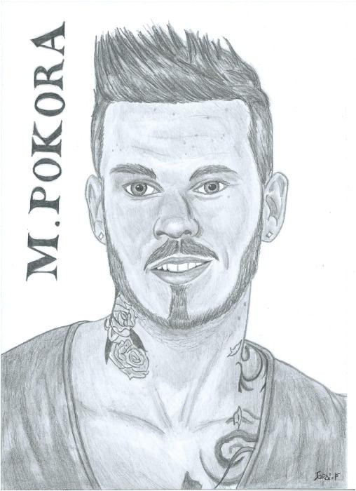 Coloriage De Matt Pokora A Imprimer Portrait De M Pokora Par Waticity Sur Stars Portraits