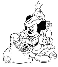 Coloriage De Mickey Noel A Imprimer 57 Meilleures Images Du Tableau Disney Christmas No L