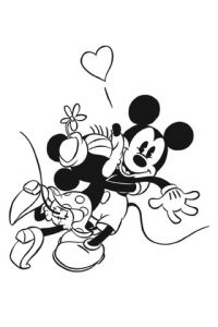 Coloriage De Mickey Noel A Imprimer Dessin   Imprimer Mickey Et Ses Amis