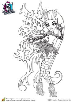 Coloriage De Monster High 22 NejlepÅ¡­ch ObrázkÅ¯ Z NástÄnky Monster High Frankie Stein