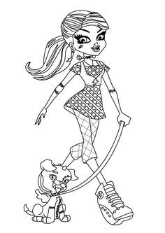Coloriage De Monster High 30 Coloriage Monster High Frais