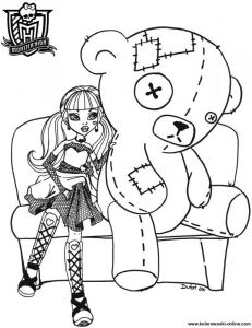 Coloriage De Monster High A Imprimer Monster High Niaoublog44